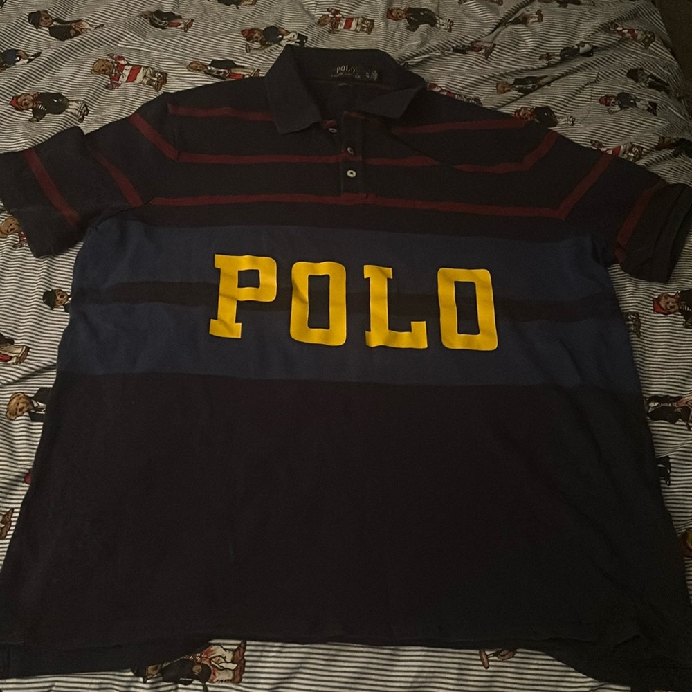 Polo Ralph spellout shirt